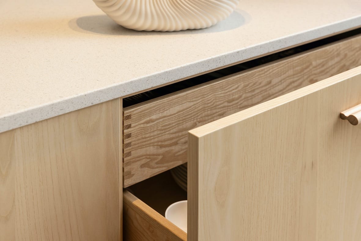 Houten keuken op maat · The Sunbeam · Houtwerff. Eindhoven