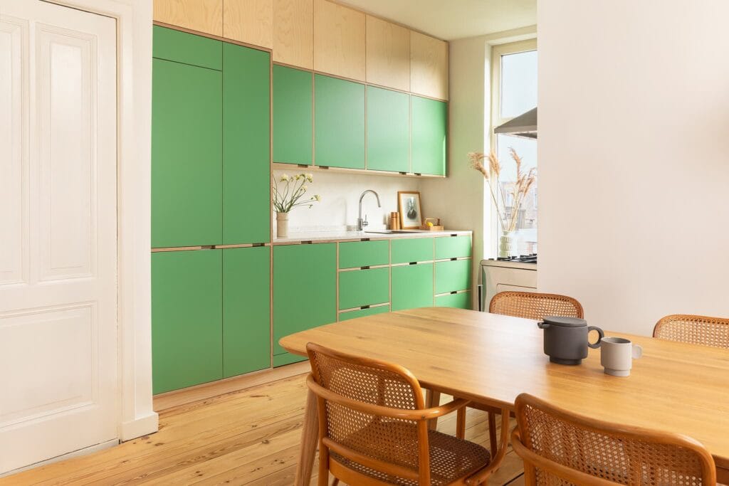 Groene keuken op maat · Green Valley Love · Houtwerff
