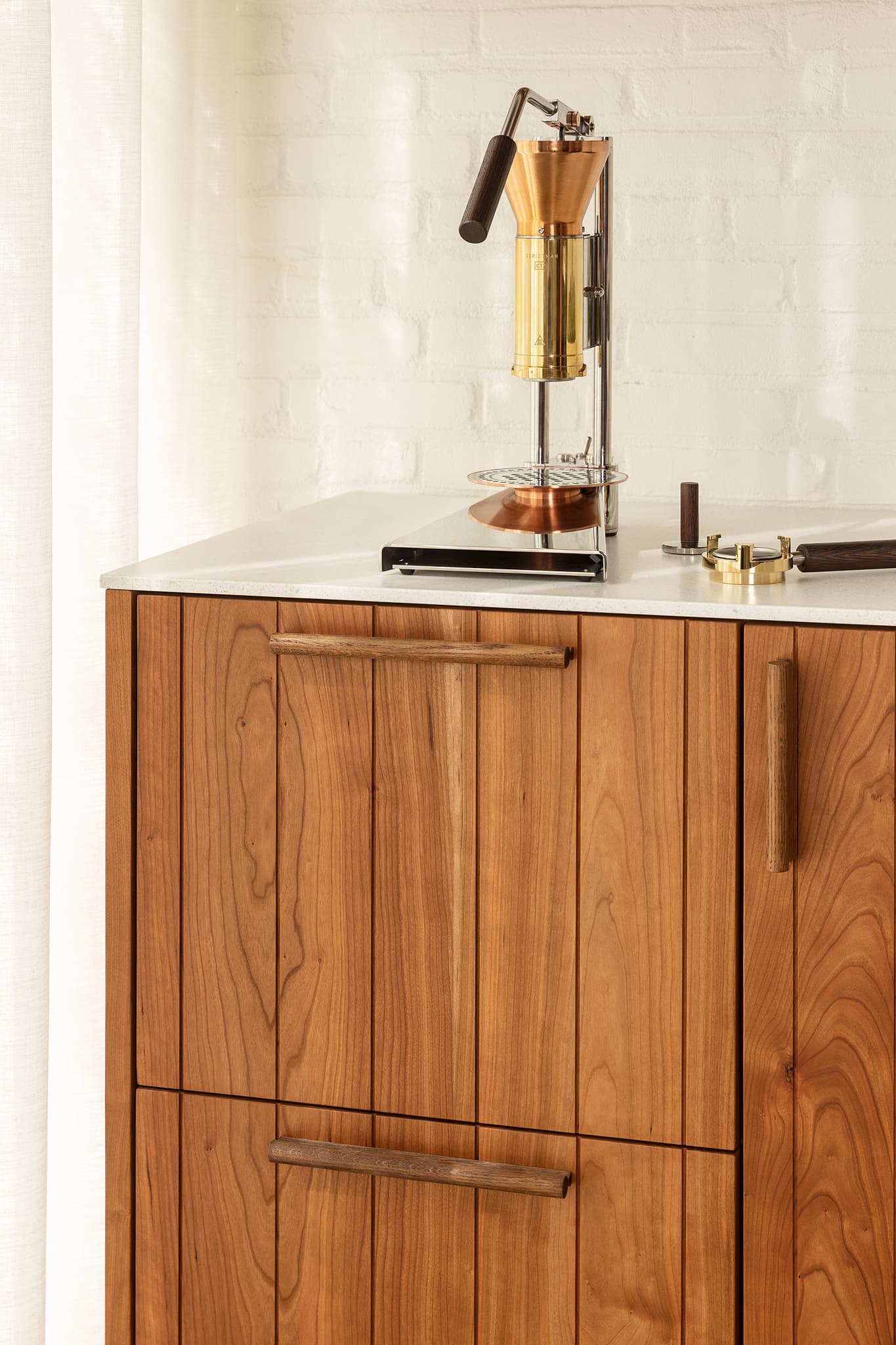 Kersenhouten keuken op maat Eindhoven