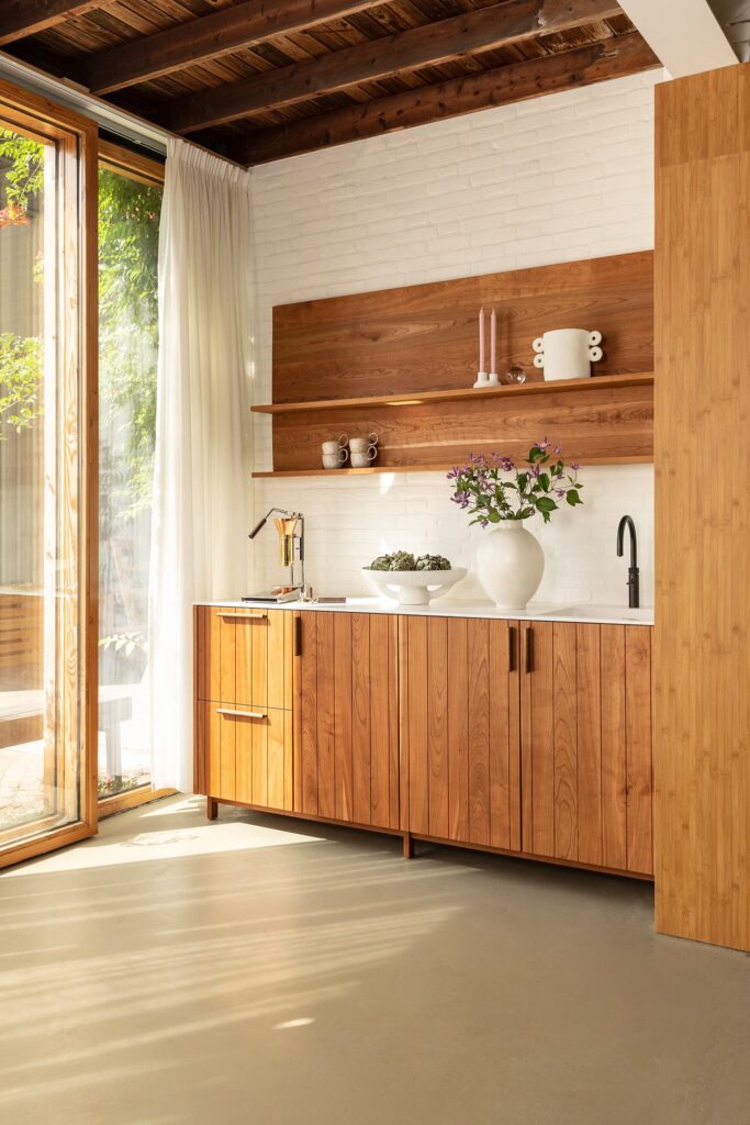 Kersenhouten keuken op maat Eindhoven