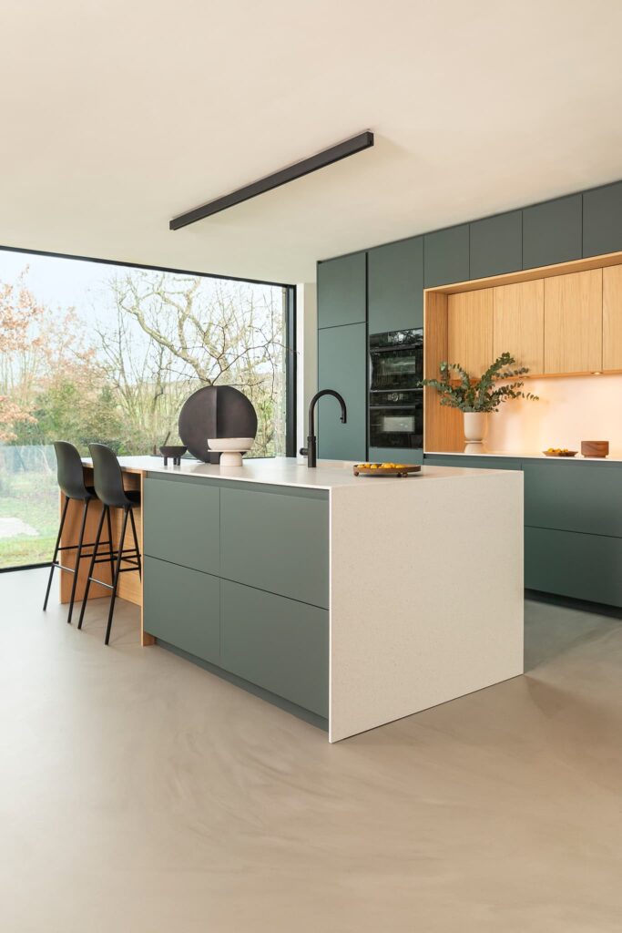 The Modern Verde · Moderne keuken op maat Eindhoven