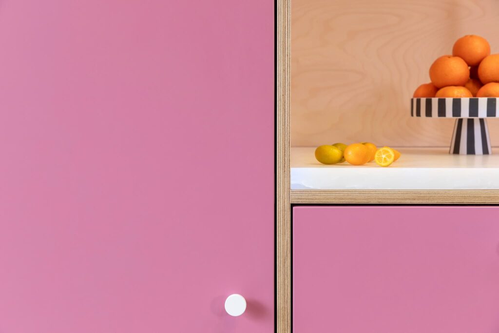 Rose keuken op maat · The Pink Dunes · Houtwerff