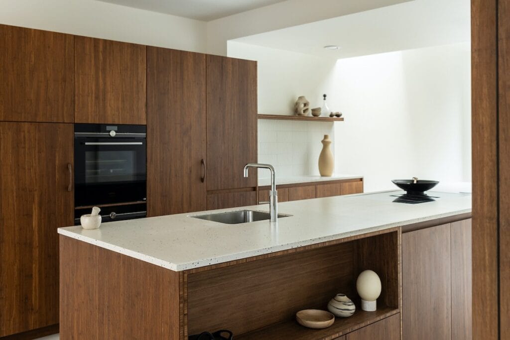 Luxe bamboe keuken op maat · Meubelmaker Eindhoven The Serene Horizon · Bamboe Keuken op maat · Houtwerff