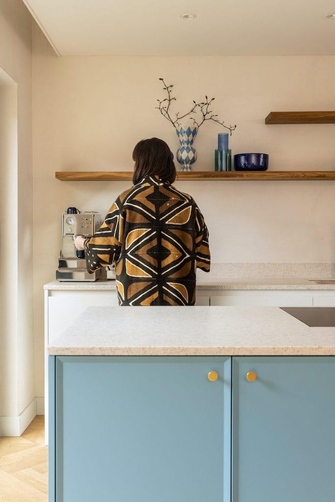 Blauwe keuken op maat Eindhoven