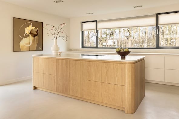 Eiken keuken op maat Eindhoven